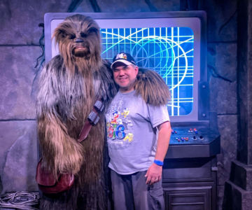Chewy At Star Wars Galaxys Edge